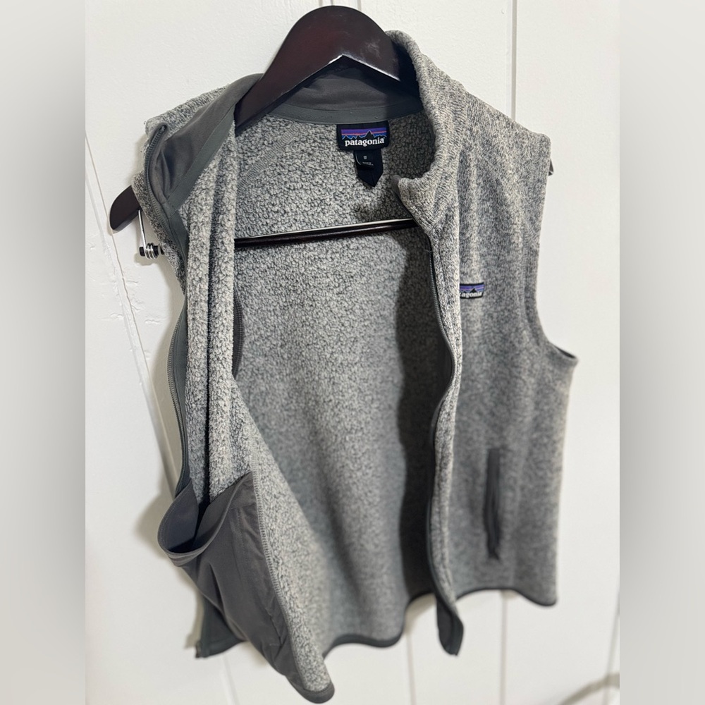 Patagonia Men's Heather Gray Better Sweater Vest - Picture 4 of 11